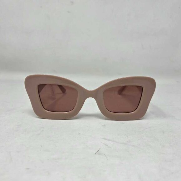New Eyeking x Anthropologie Butter Cateye cat eye sunglasses in pink main image 7